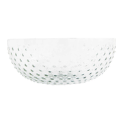 Dinnerware Belle Glass Low Bowl with Hobnail Texture Homeplistic