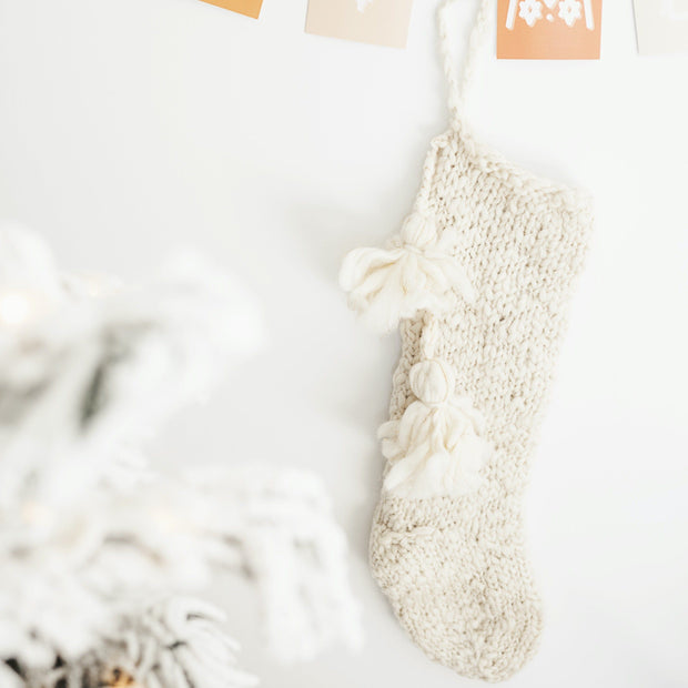 Christmas Decor Snug Knit Stocking Homeplistic