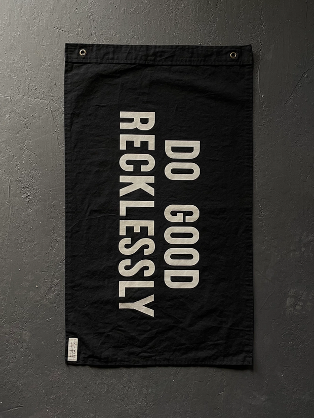 Wall Art Do Good Recklessly Flag Homeplistic
