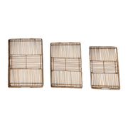 Decorative Tray Zoie Bamboo Trays Homeplistic