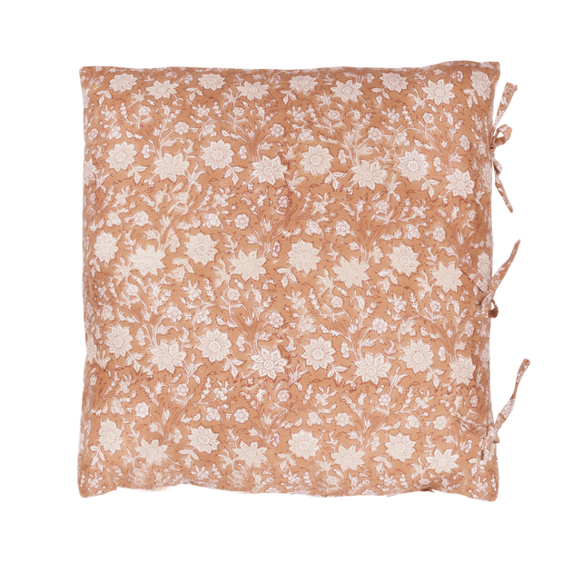 Throw Pillows Rosalin Floral Blockprint Pillow Cover Homeplistic