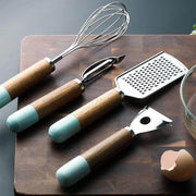Kitchen Tool Aqua Dipped Kitchen Set Homeplistic