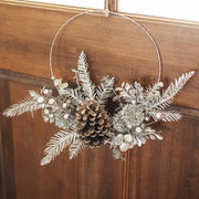 Wreaths & Garlands Noel Silver Wreath Homeplistic