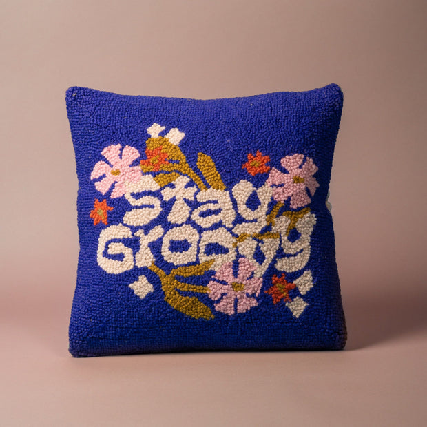 Throw Pillows Stay Groovy Hook Pillow Homeplistic