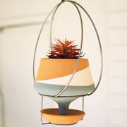 Pots & Planters Iri Clay Hanging Funnel Planter Homeplistic