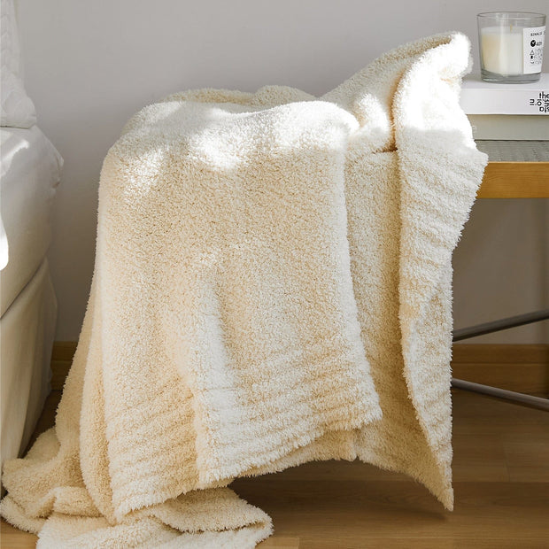 Blankets Cyrus Knit Fuzzy Blanket Homeplistic