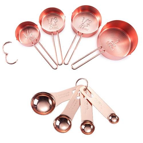 Kitchen Tools Marilyn Rose Gold Measuring Cups Homeplistic