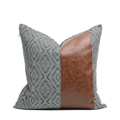 Pillow Modern Patchwork Pillows Homeplistic