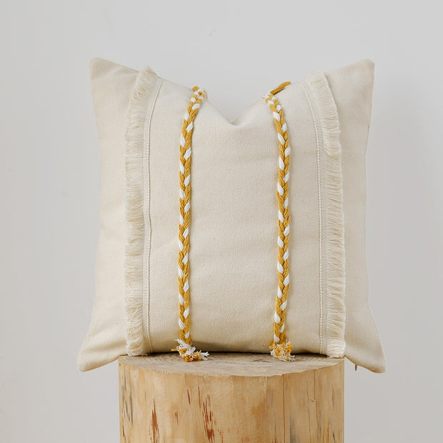  Nicola Ivory Braided Pillow Covers Homeplistic