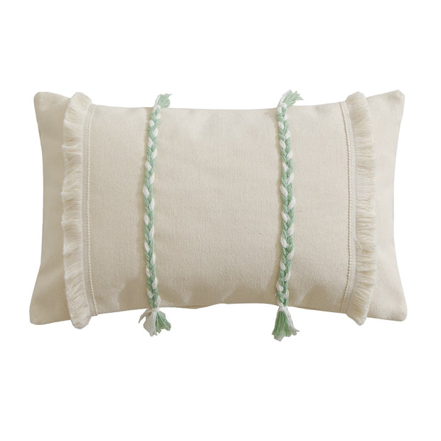  Nicola Ivory Braided Pillow Covers Homeplistic