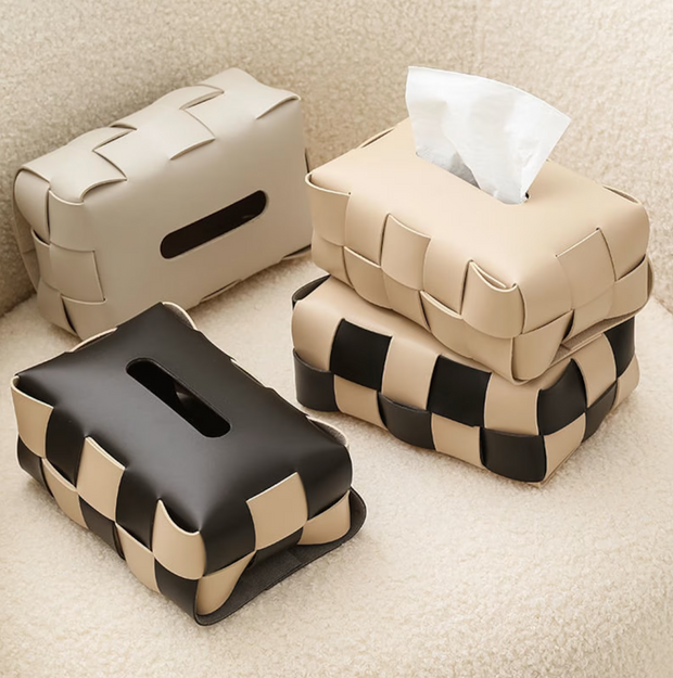 Tissue Box Cover Zayla Checkered Tissue Box Cover Homeplistic