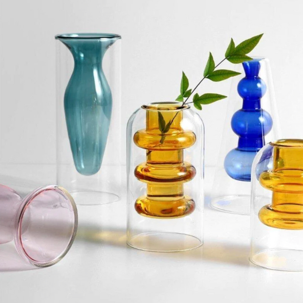 Vase Groovy Glass Vases Homeplistic