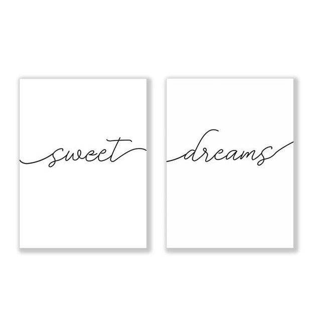 Canvas Prints Sweet Dreams Canvas Prints Homeplistic