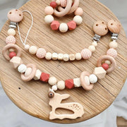 Baby Wooden Stroller Chain and Matching Accessories Homeplistic