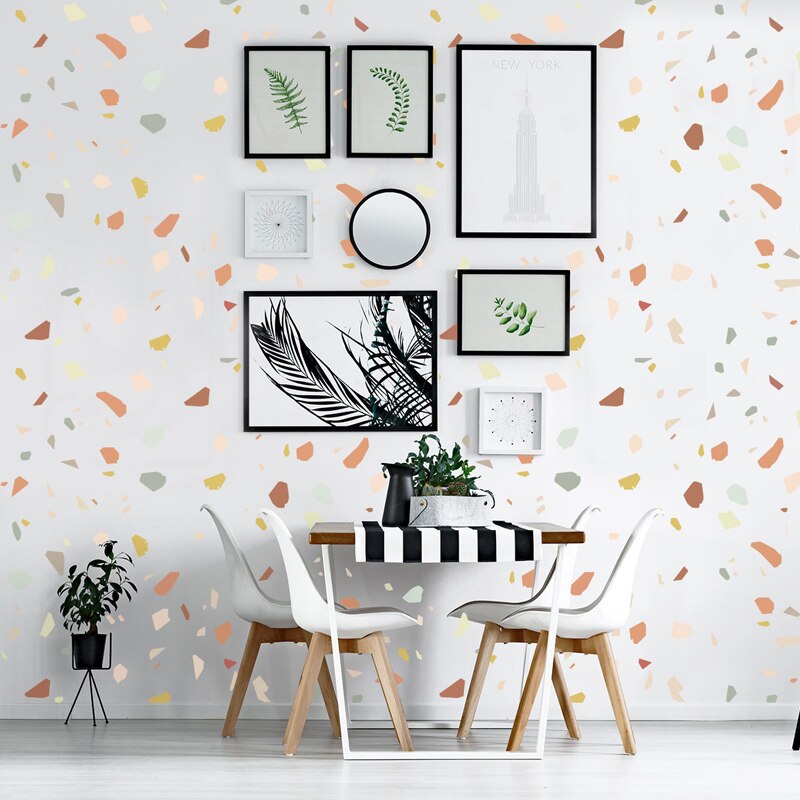 Terrazo Wall Paper outlet Stickers from