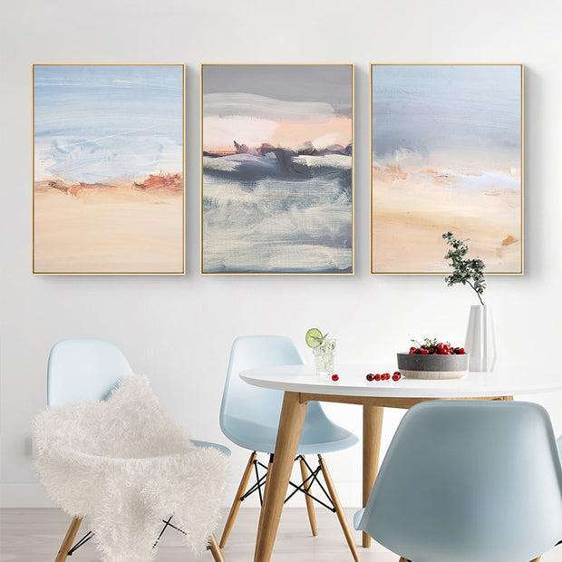 Salty Air Abstract Canvas Prints