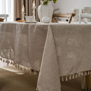 Tablecloth Fawn Linen Tablecloth Homeplistic
