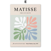 Canvas Prints Matisse: The Cut-Outs Sage Print Collection Homeplistic