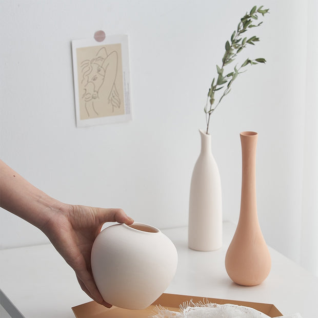 Vases Neutral Ceramic Vases Homeplistic