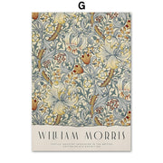 Canvas Print William Morris Textile Exhibit Prints Homeplistic