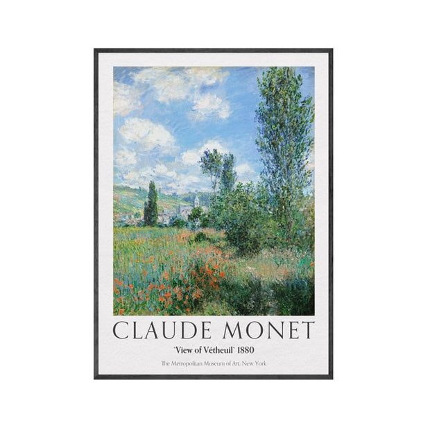 Canvas Print Monet Artist's Garden Canvas Prints Homeplistic