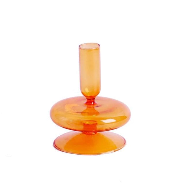 Candlestick Holder Ollah Glass Taper Candle Holders Homeplistic